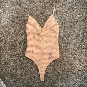 Lace up bodysuit